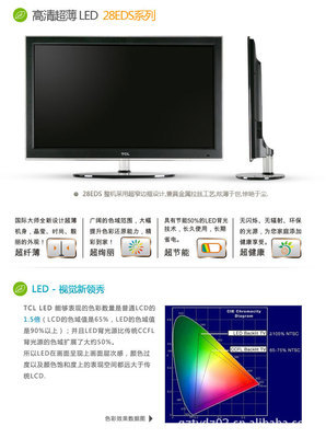 【廠家直銷】TCL 3228EDS 32寸LED液晶電視機 高清視覺，品質之選